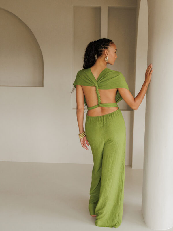 BON KINI - THE PISTACHO JUMSPUIT - GROEN