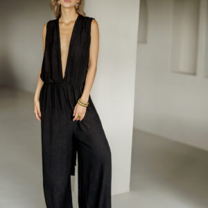 THE MIDNIGHT JUMPSUIT - ZWART - BON KINI