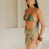 BON - THE JUNGLE SEQUIN COVER UP - GROEN