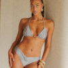 BON KINI.- THE OCEAN BLUE TOP - BLAUW
