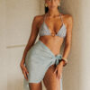 BON KINI.- THE OCEAN BLUE TOP - BLAUW
